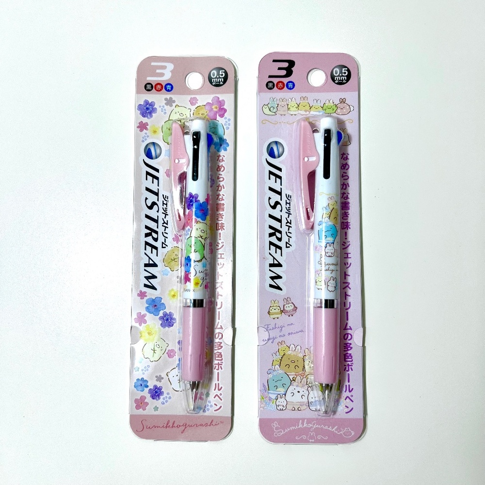 NEW San-X x Uni Sumikko Gurashi Jetstream 3 Color 0.5 mm Ballpoint Japanese Pens